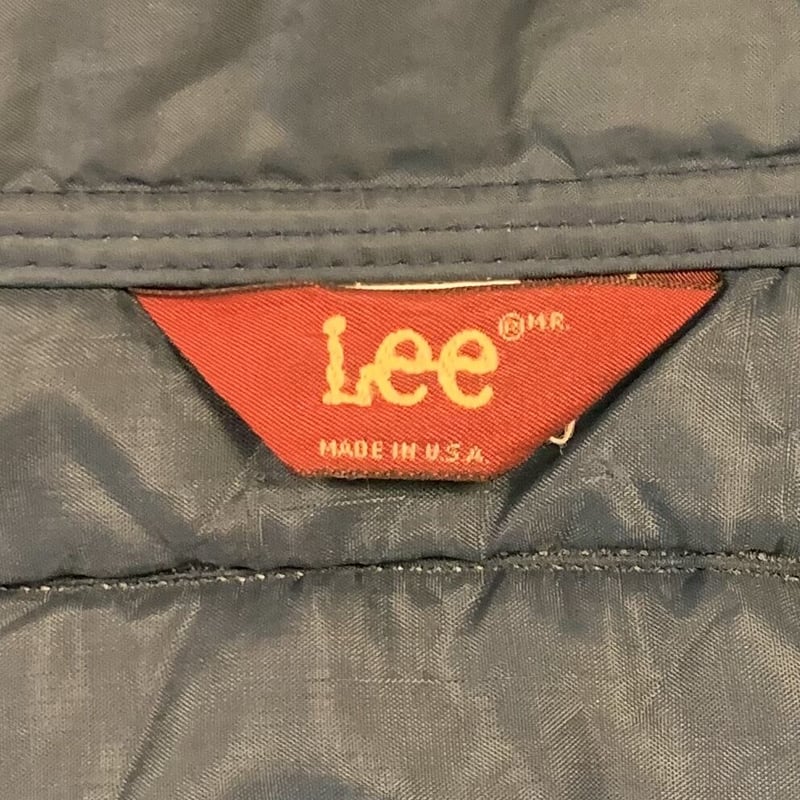 70s〜 Lee ダウンジャケット USA製 ワッペン リー ライト 70s〜 Lee ダウンジャケット USA製 ワッペン リー ライト