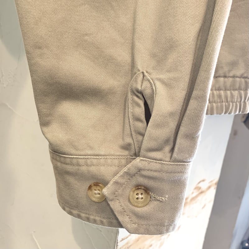 80s POLO RALPH LAUREN/USA製/チンストラップ襟裏チェック 90-00's Polo Ralph Lauren チンストラップ ワークシャツ