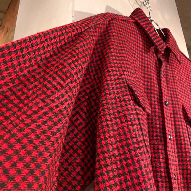70s FIVE BROTHER L/S ネルシャツ USA製 Size 2XL コットンシャ