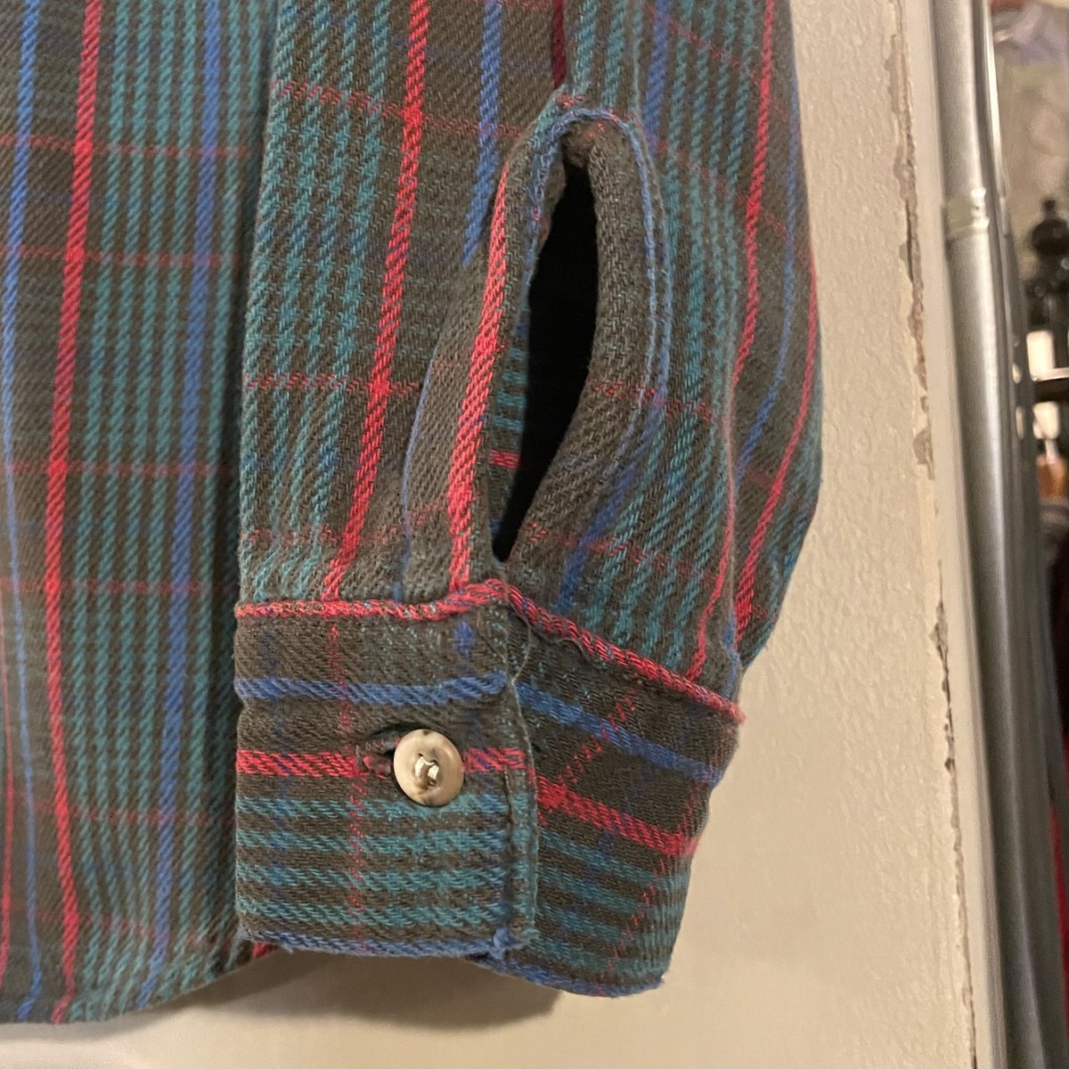 80s ファイブブラザー　ネルシャツ　usa製 80s FIVE BROTHER L/S ネルシャツ USA製 Size M ファイブブラザー