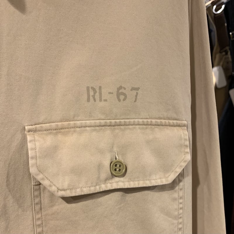 POLO RALPH LAUREN L/Sチノシャツ ラルフローレン ミリタリーシャツ