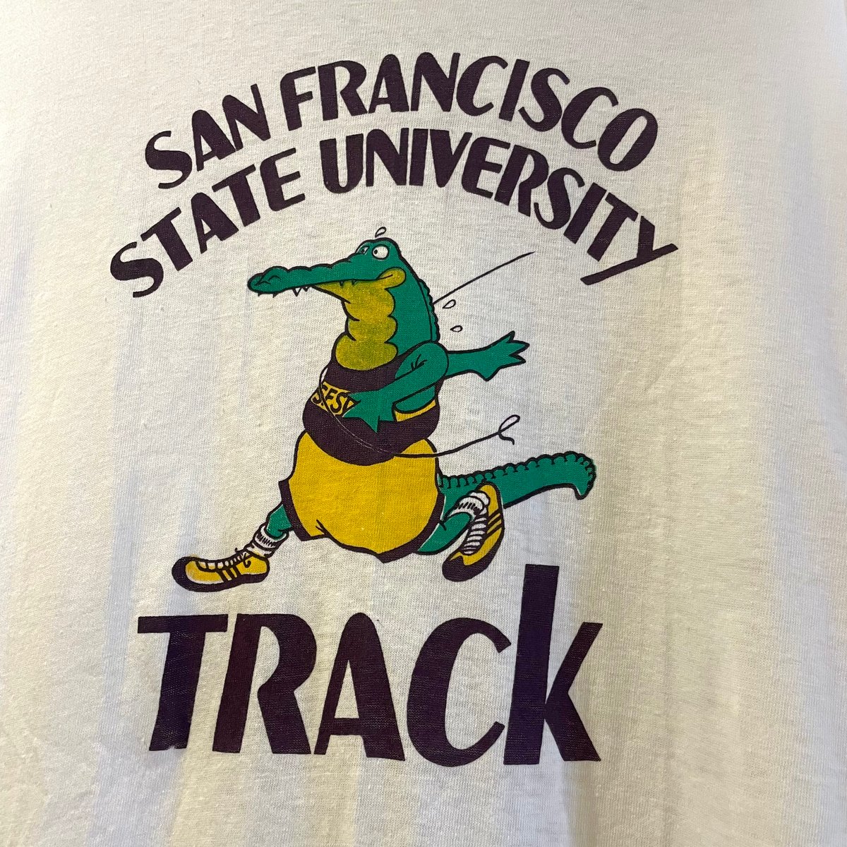 70s Hanes カレッジTシャツ USA製 Size L SAN FRANCISCO ST