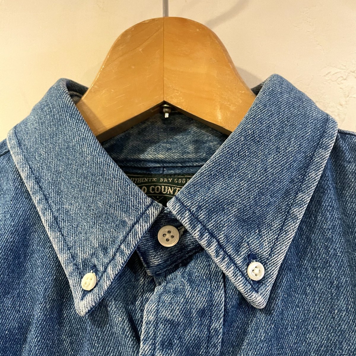 POLO COUNTRY 90s デニムボタンダウンシャツ ポロカン ラルフ POLO COUNTRY 90s デニムボタンダウンシャツ ポロカン ラルフ