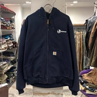 carhartt　ダック地　アクティブジャケット　カーハート　ネイビー　SQWINCHER　ワークジャケット　Size L　(S3786)