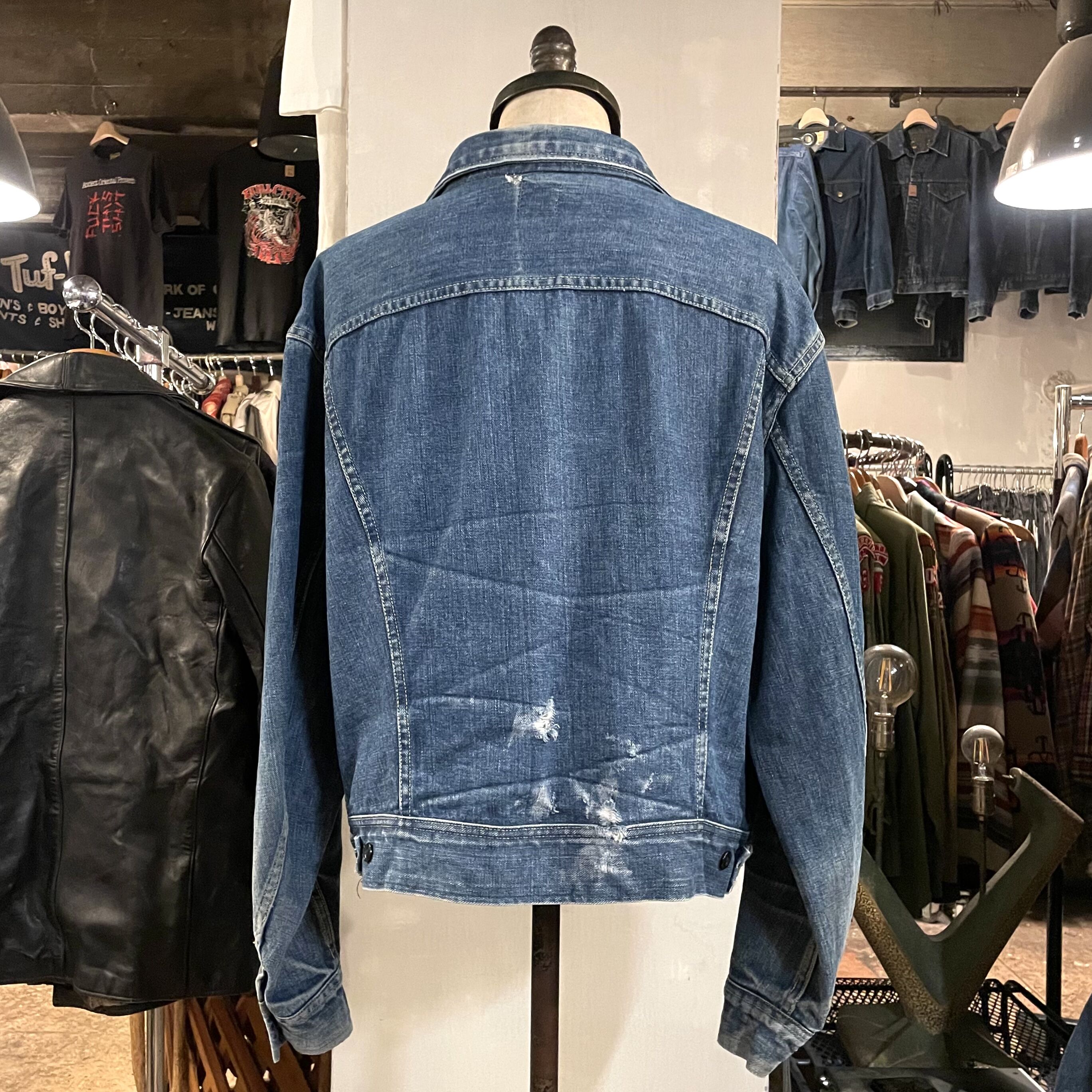 70s Lee 220-J デニムジャケット インディゴ USA製 ビッグサイズ