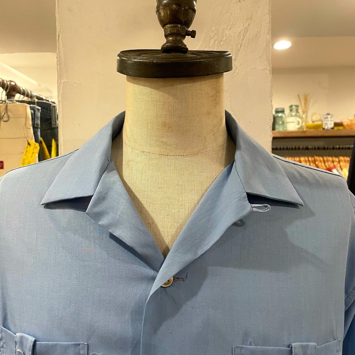 ウェア・シャツ 60s UNION MADE Service Bowling Shirt Service Bowling Shirt - Union Made 】ヴィンテージ レーヨン