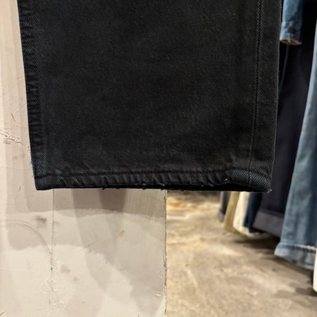 90s　Euro Levi’s 501 ブラックデニムパンツ　32×31½　リーバイス　ユーロ 　1999年　(S5640)