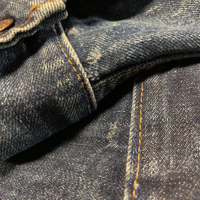 70s Levi's 70505 Big E デニムジャケット 4th Type ケアタグ S 70s Levi's 70505 Big E デニムジャケット 4th Type ケアタグ S