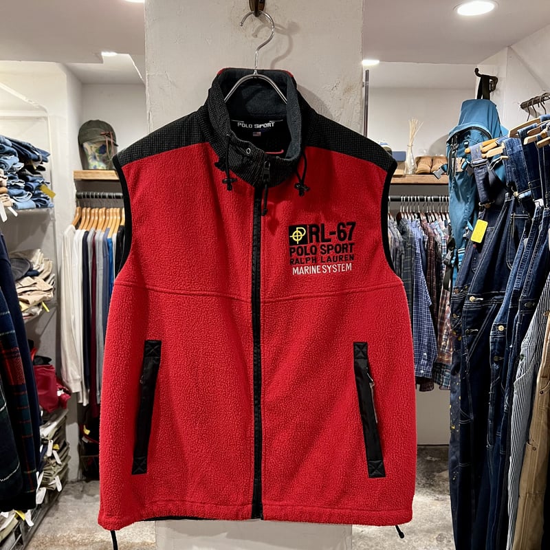 90s POLO SPORT Ralph Lauren フリースベスト ポロスポーツ