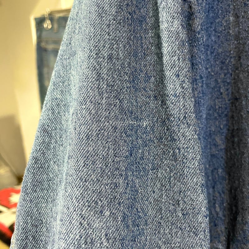 Levis 75070-9514 90s USA製 デニムロングコート 襟コーデュロイ デカパ