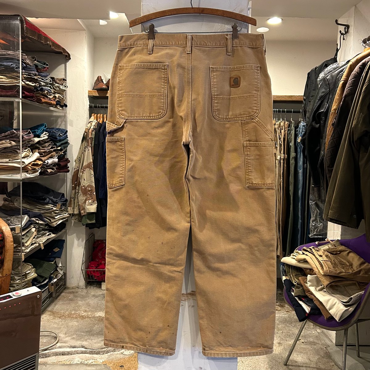 carhartt ダック地 ペインターパンツ カーハート ブラウン 雰囲気系 