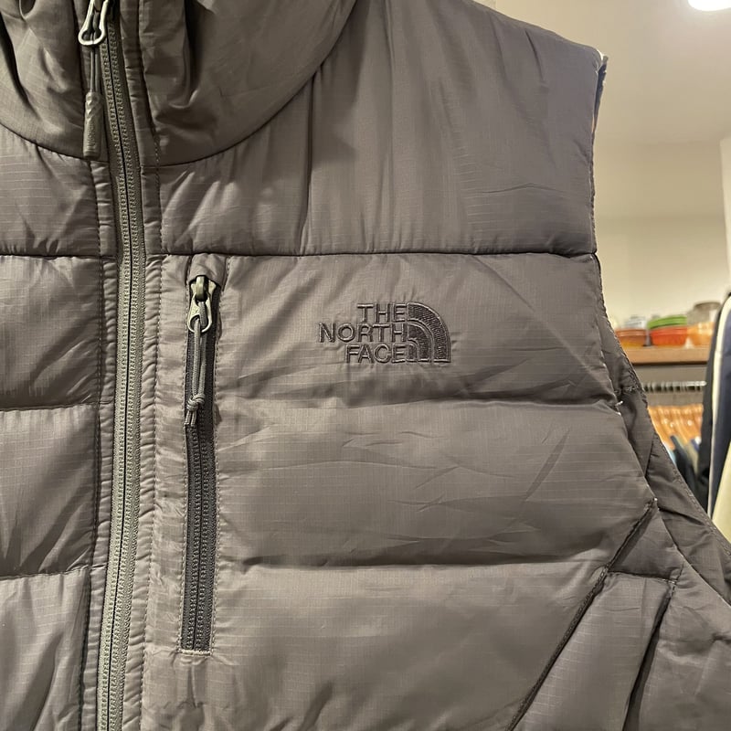 THE NORTH FACE ダウンベスト ５５０フィル グレー Ｍサイズ ノース ...