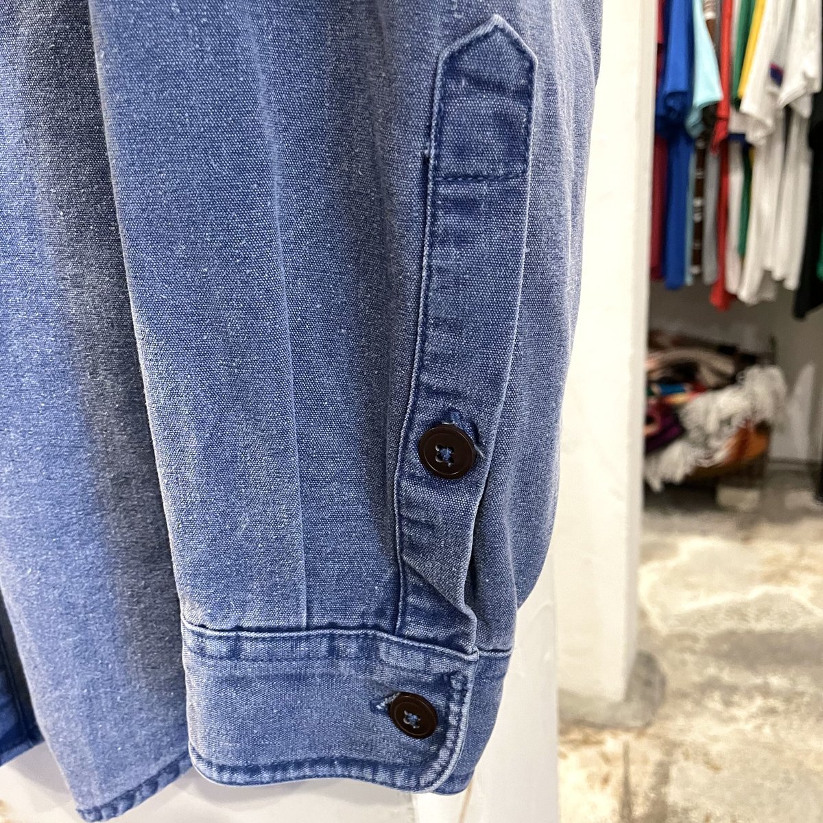 90s patagonia L/S コットンシャツ ワークシャツ 1995年製 パタゴニア (
