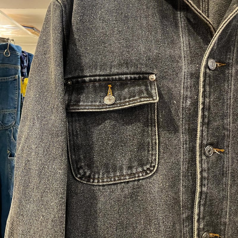 POLO RALPH LAUREN ブラックデニム カバーオール 白タグ 80s USA POLO RALPH LAUREN ブラックデニム カバーオール 白タグ 80s USA
