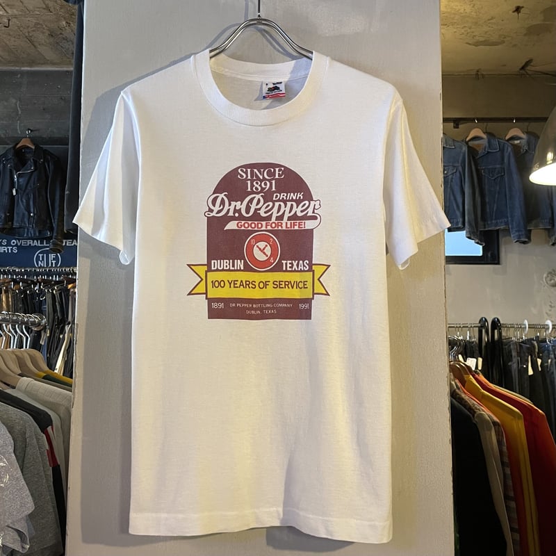 80s FRUIT OF THE LOOM S/S Tシャツ Dr.Pepper ドクターペッ...