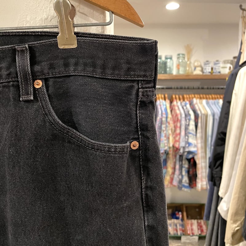 Levi's 501 後染めブラックデニム ボタン裏553 USA製 2002年 Levi's 501 後染めブラックデニム ボタン裏553 USA製 2002年