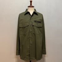 70s　US ARMY　ユーティリティシャツ　Size 16½　シャツ袖　OG 507 COTTON/POLY　ミリタリーシャツ　1978年　(S5142)