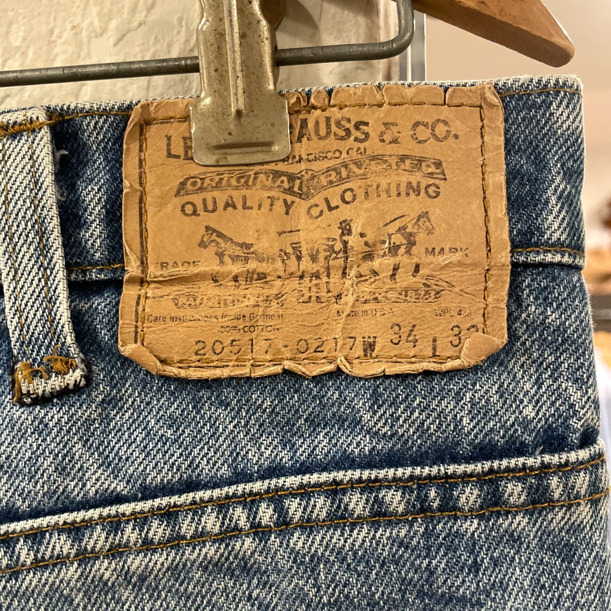 80sリーバイス517Levi'sオレンジタグ20517-0217ブーツカット - デニム