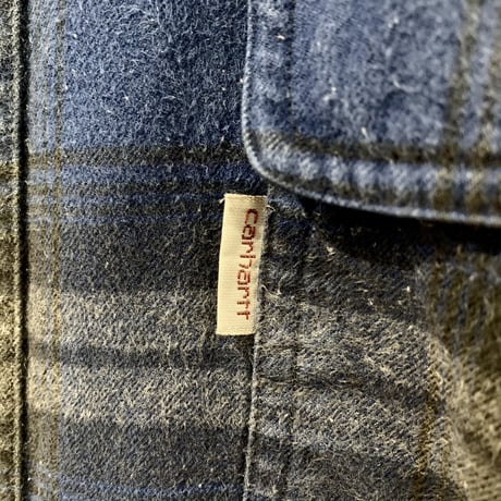 Carhartt　ネルシャツ　チェック柄　コットンシャツ　カーハート　(S2186)