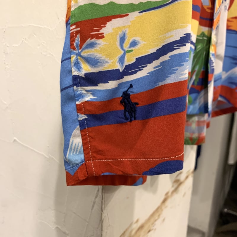 POLO RALPH LAUREN S/S アロハシャツ ラルフローレン オープンカラー