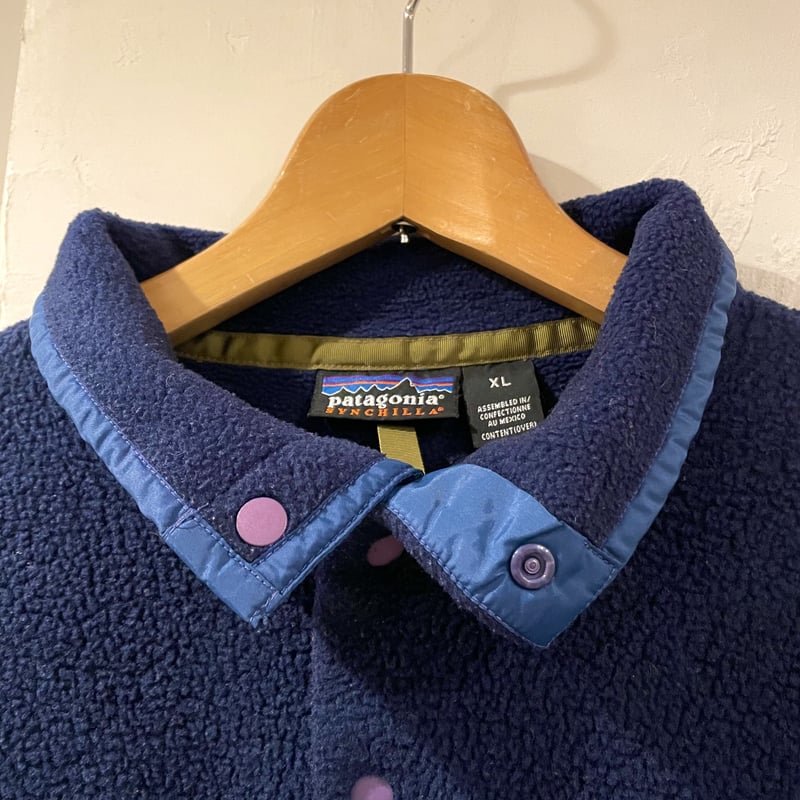 patagonia 90s シンチラスナップＴ ＸＬサイズ 紺 パタゴニア (S0558) |...