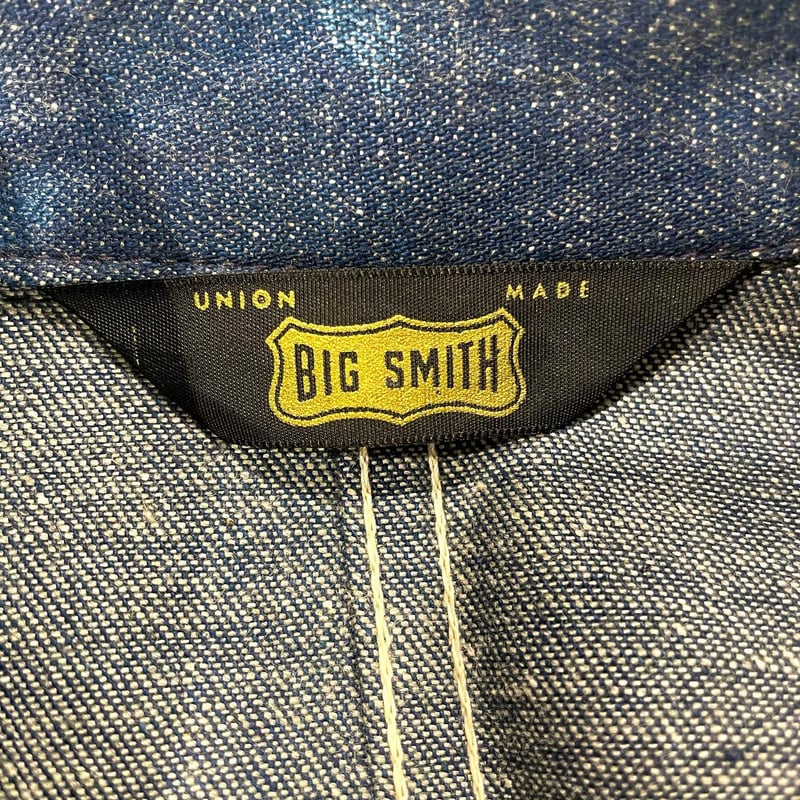 BIG SMITH 70s UNION MADE DEAD STOCK デニムカバーオール デ BIG SMITH 70s UNION MADE DEAD STOCK デニムカバーオール デ