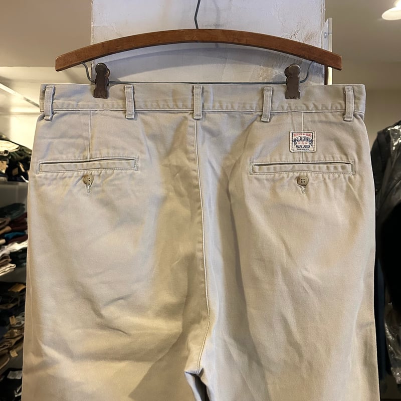90s Polo by Ralph Lauren ポロチノ ラルフローレン チノパン ベージュ