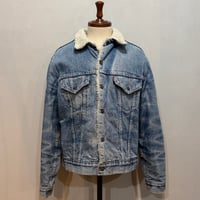 80s　Levi’s　デニム ボアジャケット　USA製　Size 42 　リーバイス　(S5305)