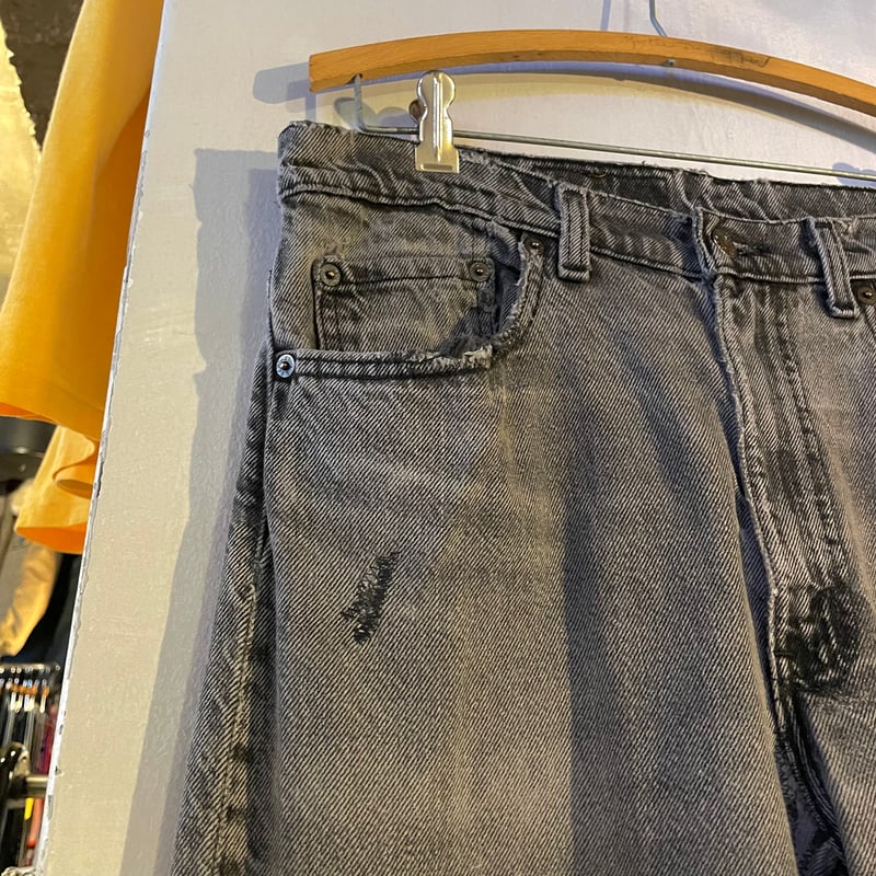 90s USA製 Levi’s 505 ブラックデニム W34 古着 90's Levi's 505 ブラックデニムパンツ “W34×L30 / MADE IN USA