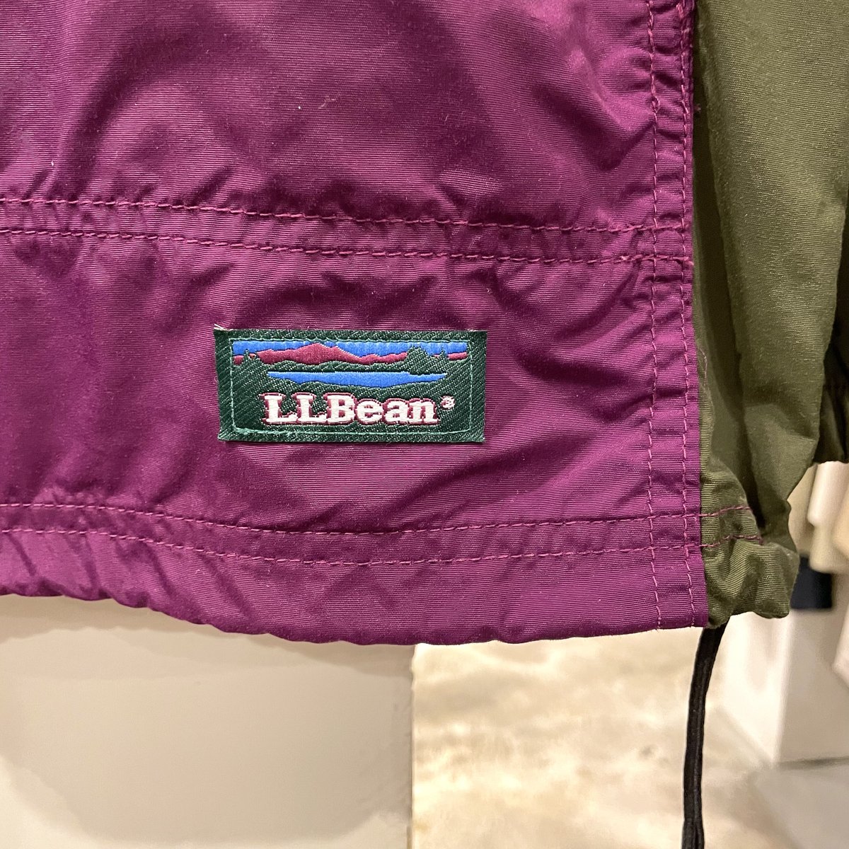 L.L.Bean 90s USA製 アノラックパーカー チロリアンテープ L.L.Bean 90s USA製 アノラックパーカー チロリアンテープ