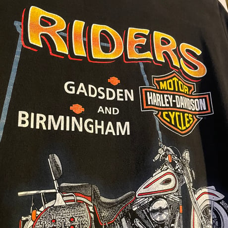 90s　HARLEY-DAVIDSON　S/S Tシャツ　ハーレーT　USA製　Size XL　©1996　(S4903)