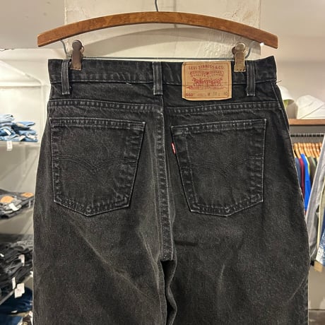 Levi's 560　リーバイス　ブラックデニムパンツ　29×29　USA製　(S5416)