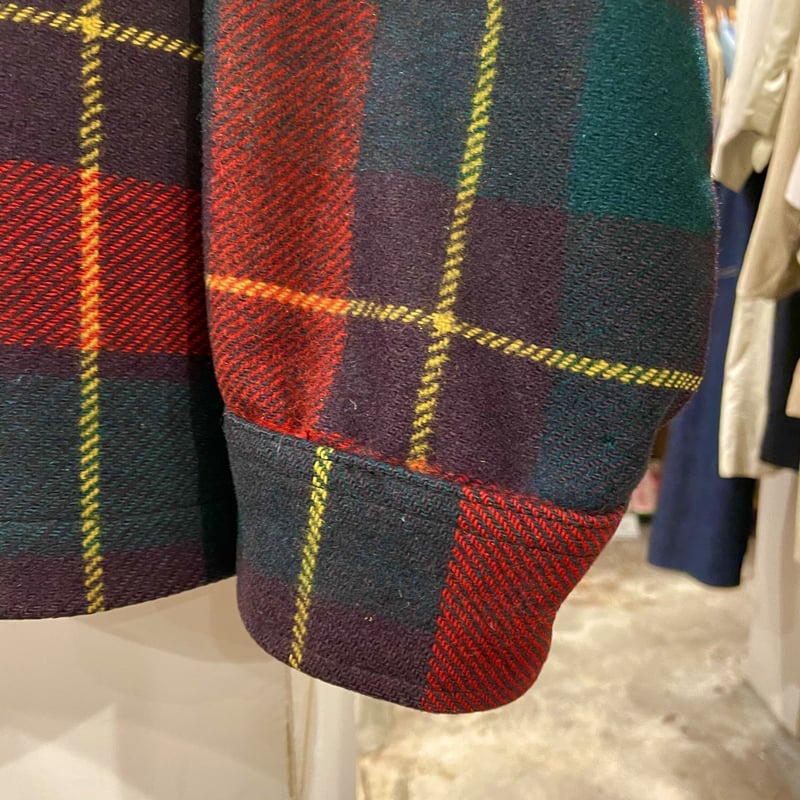 PENDLETON 70s USA製 ウールジャケット チェック柄 ペンドルトン (S0566