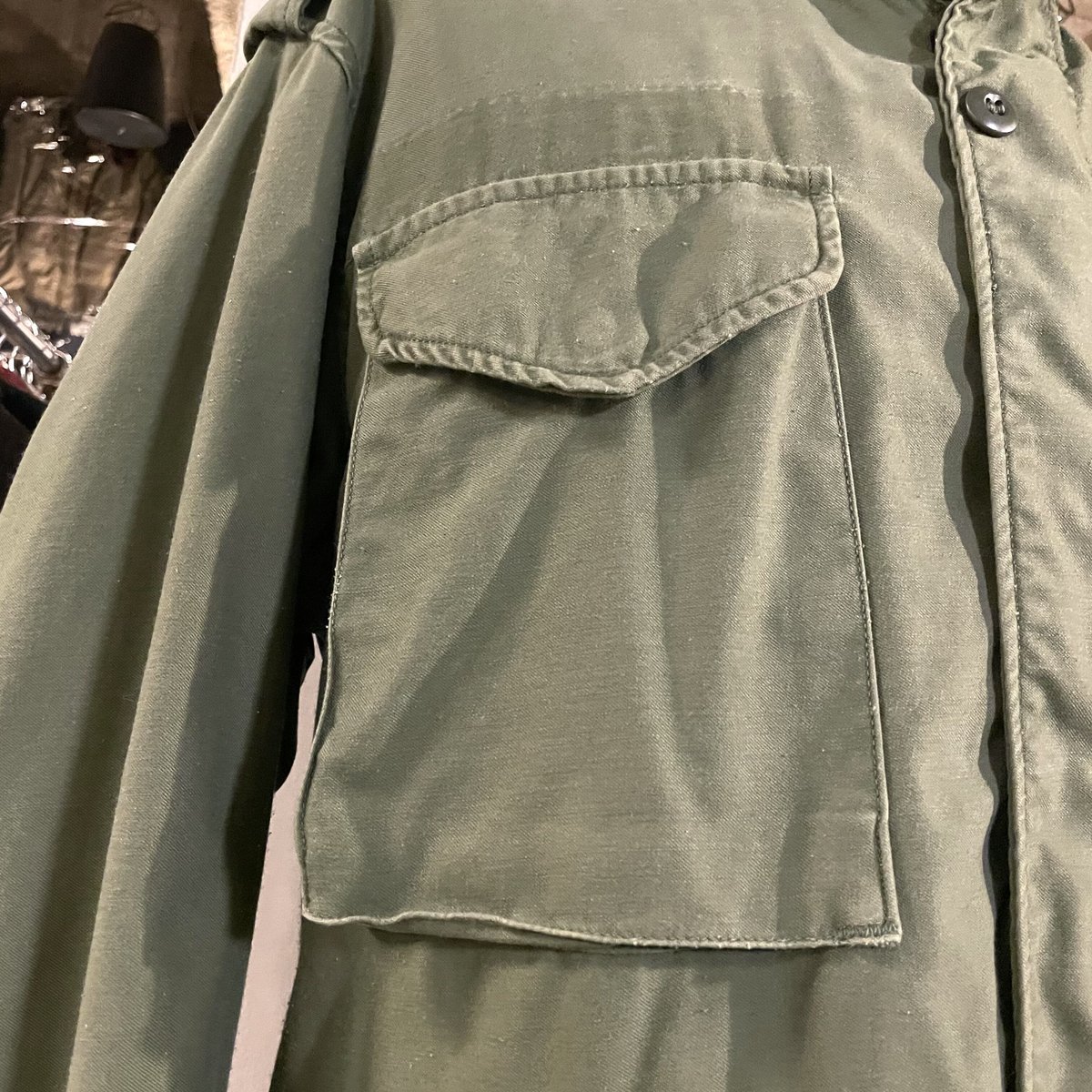 70s US ARMY M-65 Field Jacket 3rdタイプ グレーライナー ブラ