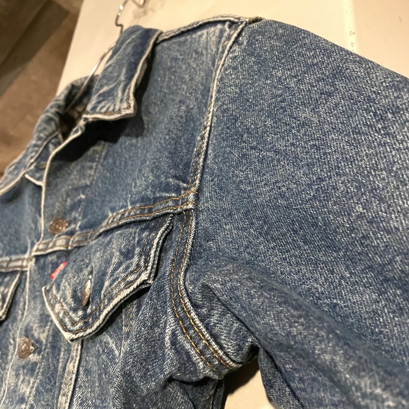 80s Levi's 70411-9354 デニムジャケット サイズM ネルライナー