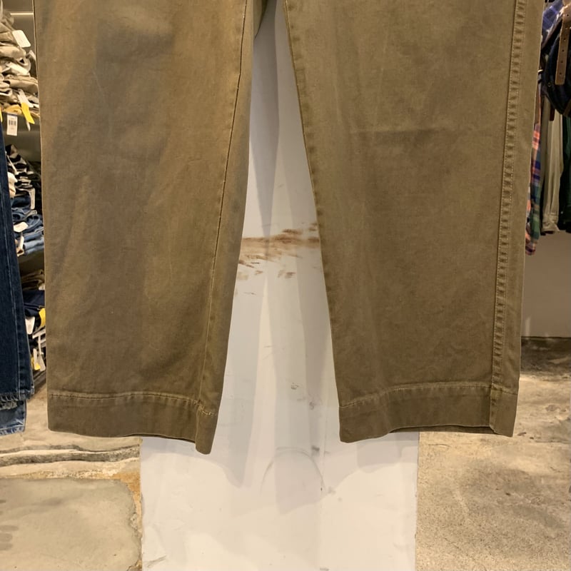 90s 初期　RRL ダブルアールエル　三つ星　カーゴパンツ カーキ L 90s 初期RRL ダブルアールエル三つ星カーゴパンツ カーキ Lサイズ