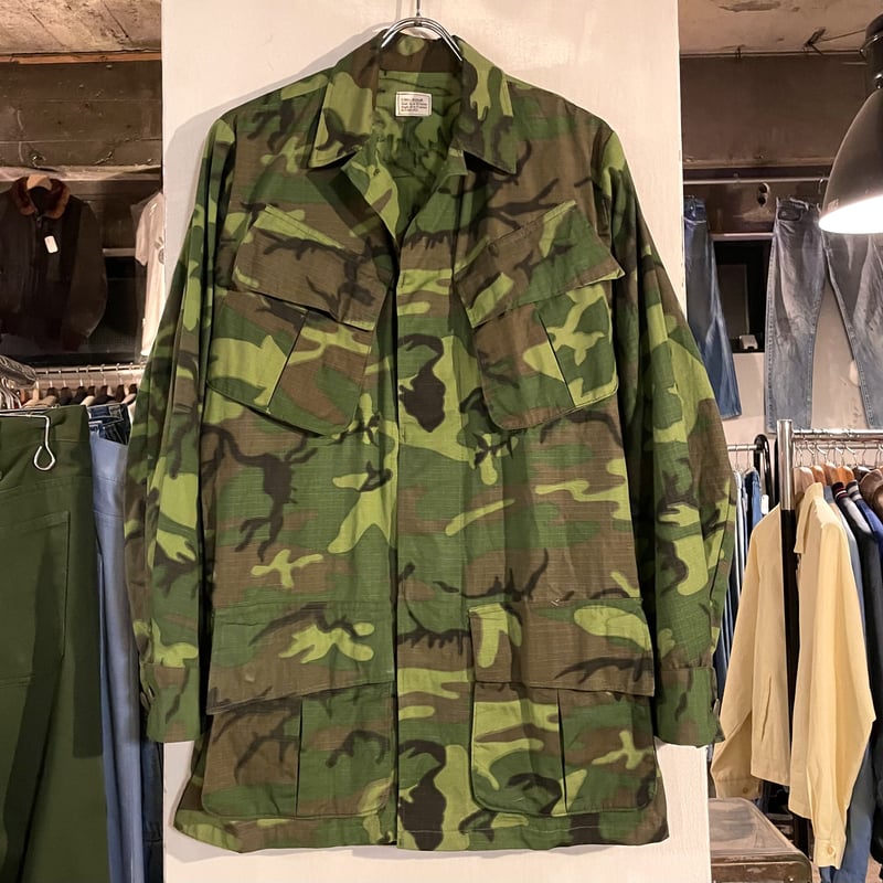 60s US MILITARY Jungle Fatigue Jacket グリーンリーフカモ