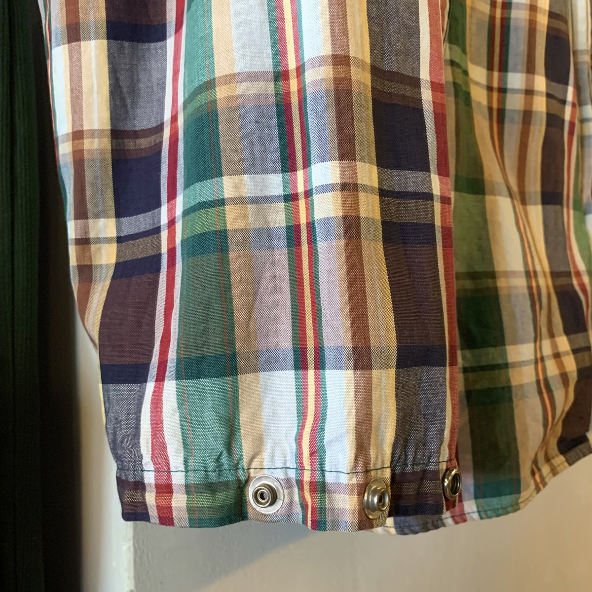 60s CAMPUS キャンパス フルジップパーカー マドラスチェック USA製