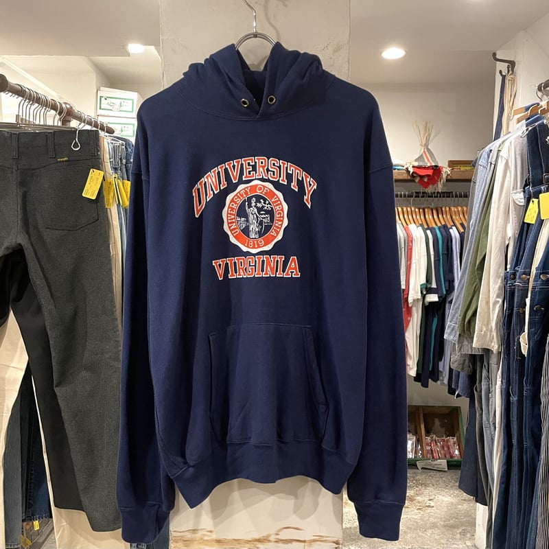 Champion スウェットパーカー リバースウィーブタイプ Virginia Univers