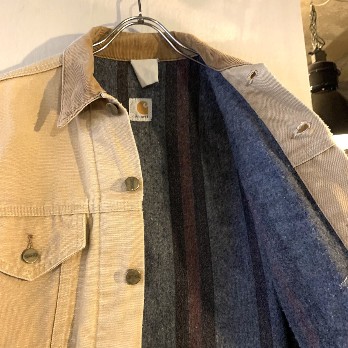 80s Carhartt ダック地 トラッカージャケット 70506タイプ 80s Carhartt ダック地 トラッカージャケット 70506タイプ