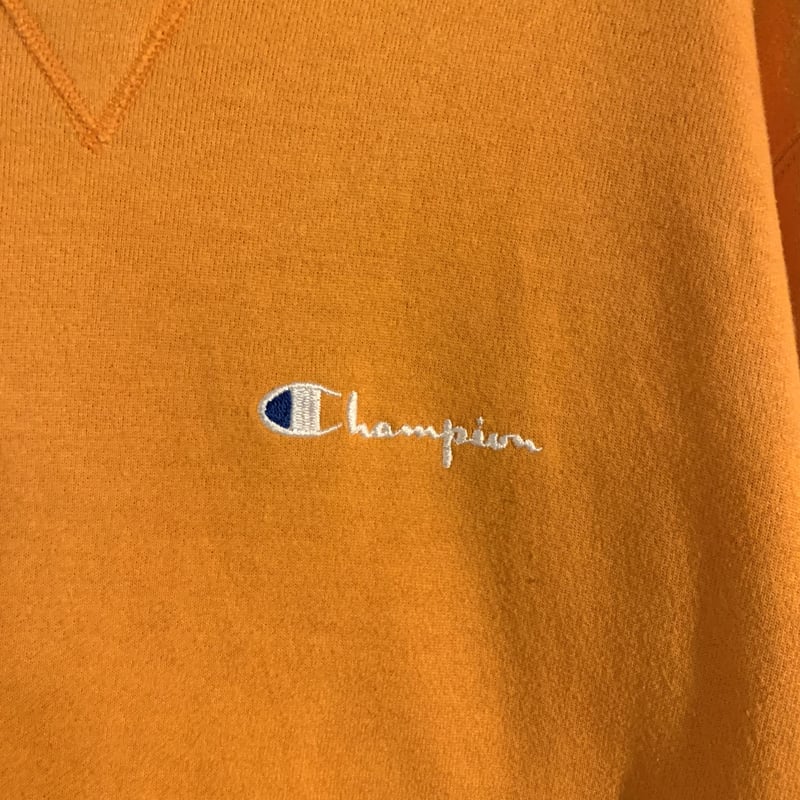 90s Champion チャンピオン スウェット ワンポイント オレンジ 90s Champion チャンピオン スウェット ワンポイント オレンジ