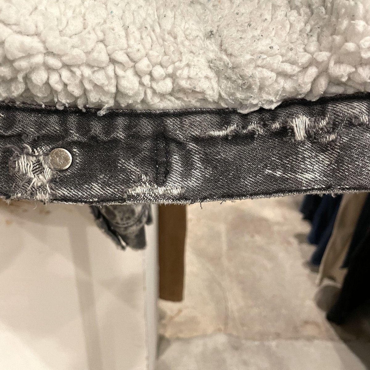 80s Levi's 57528-0256 リーバイス デニムボアジャケット 80s Levi's 57528-0256 リーバイス デニムボアジャケット