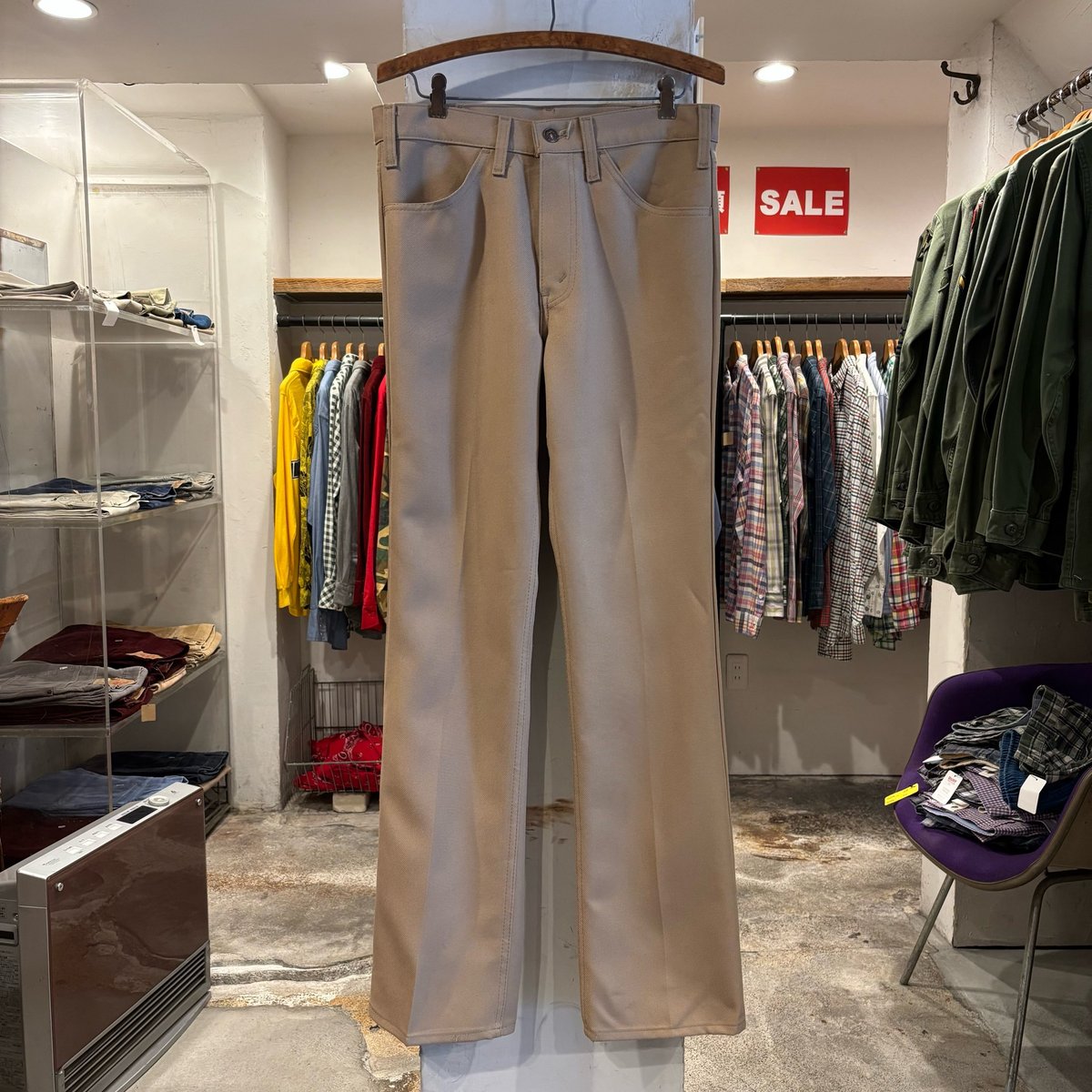 80s Levi's 10517 6175 STA-PREST スタプレ ポリエステルパンツ