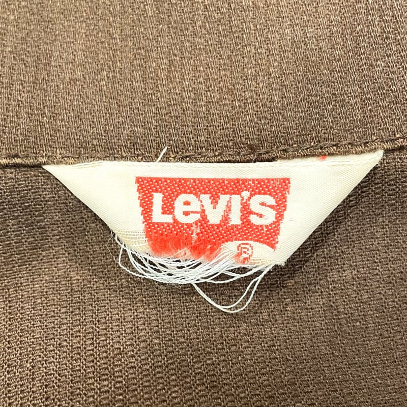 LEVI'S 70505 ピケジャケット 黒タブBigE ボタン裏529 70s