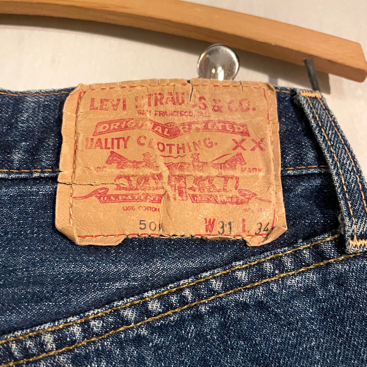 60s Levi's 501 Big E 30×31 リーバイス デニムパンツ ボタン裏2 60s Levi's 501 Big E 30×31 リーバイス デニムパンツ ボタン裏2