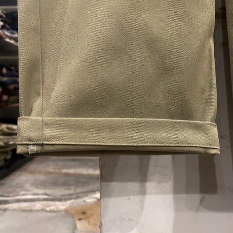90s　Dickies 874　ワークパンツ　ディッキーズ　ベージュ　38×30　USA製　(S3983)