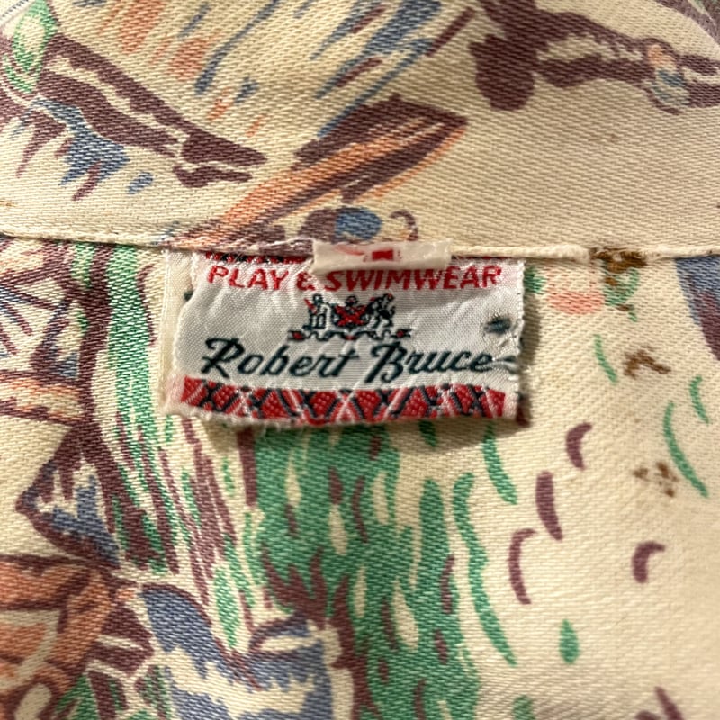 Roberts Men's Shop 40'sヴィンテージハワイアン Roberts Men's Shop 40'sヴィンテージハワイアン