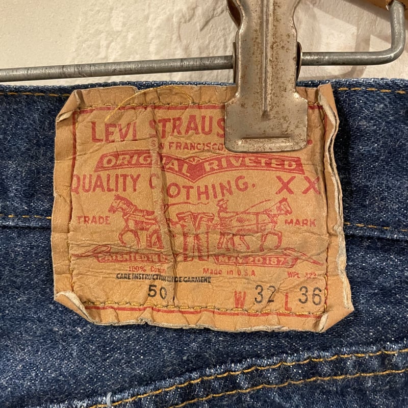 Levi's 501 80年代 リーバイス501 内股シングル 黒カンヌキ 脇 Levi's 501 80年代 リーバイス501 内股シングル 黒カンヌキ 脇