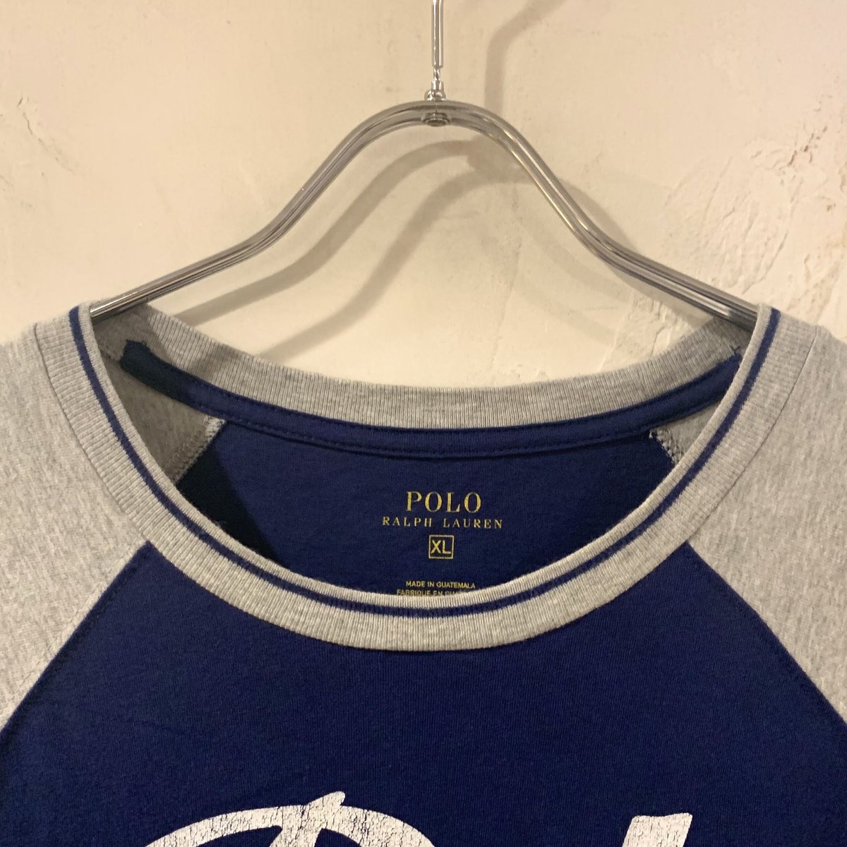 POLO RALPH LAUREN ベースボールTシャツ ラグラン 切り替え