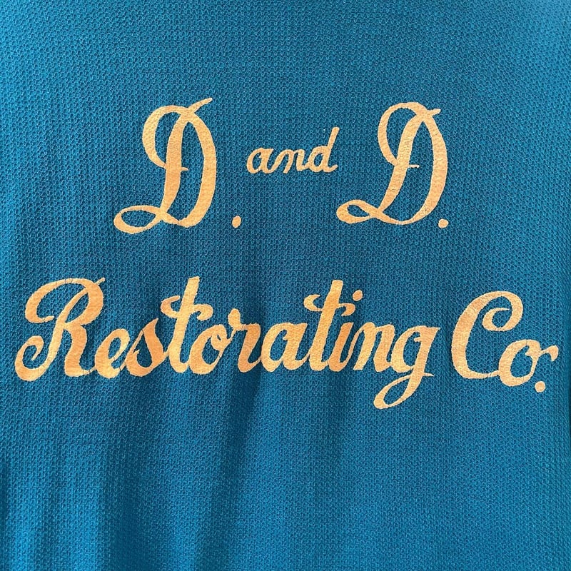 レア！70s USA製　Hilton ボウリングシャツ サイズ40 ネイビー Made in USA ”Hilton” 70's~ Bowling Shirt | アメリカ製